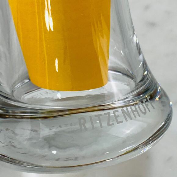 RITZENHOFF Beer Glass w Coasters LAURENCE GARTEL 2007 King Crown 1020091 EUC - Picture 7 of 12